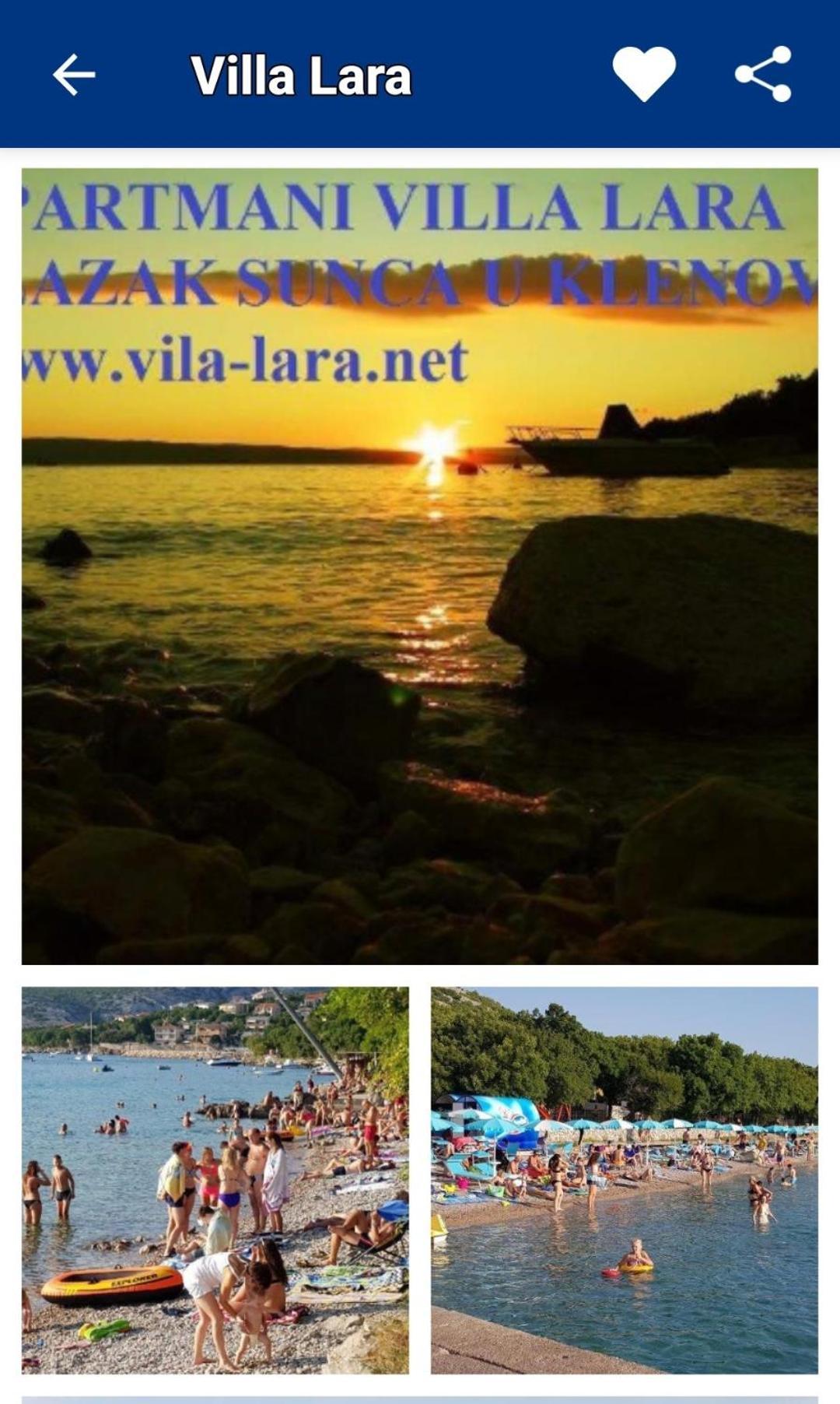 Villa Lara Klenovica Kültér fotó